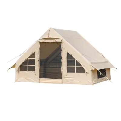 Camping en plein air maison gonflable Tente de toile ou tentes familiales Oxford pour 3-4 personnes