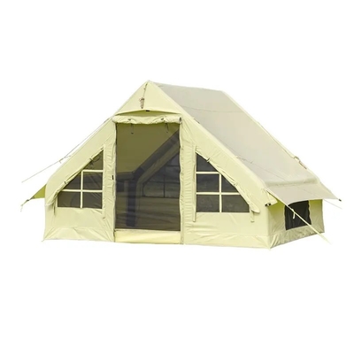 Camping en plein air maison gonflable Tente de toile ou tentes familiales Oxford pour 3-4 personnes