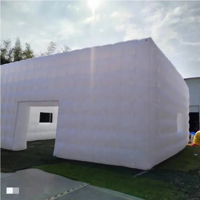 Tente d'exposition de structures gonflables blanches Tente de démonstration de cube gonflables blanches pour les événements publicitaires