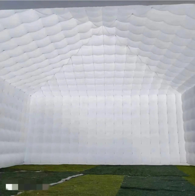 Tente d'exposition de structures gonflables blanches Tente de démonstration de cube gonflables blanches pour les événements publicitaires
