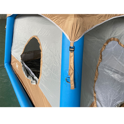 Tente de camping gonflable pliable avec pompe à air