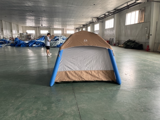 Tente de camping gonflable pliable avec pompe à air
