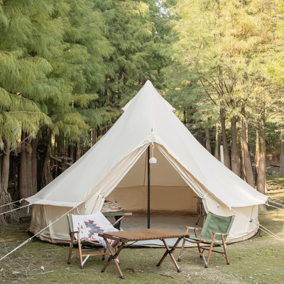 Tente de camping gonflable à quatre saisons, porteuse à double couche