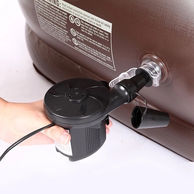 Pompes intégrées à haute altitude Durable automatique électrique gonflage souffler jusqu'à lit d'air Doux Plush Flocking matelas