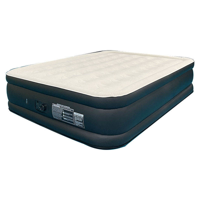 Vente à chaud portable en PVC à double couche en flocons Lit gonflable matelas pneumatique