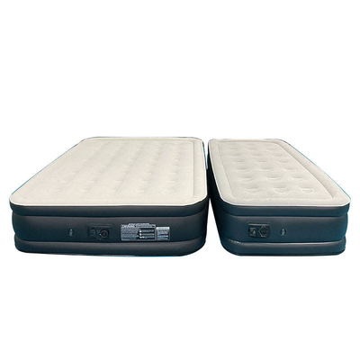 Vente à chaud portable en PVC à double couche en flocons Lit gonflable matelas pneumatique