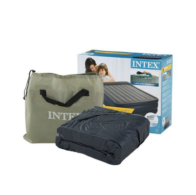 Couchette électrique à air gonflable à vendre à chaud Couchette à air gonflable douce Plush Flocking Mattress Durable Automatique