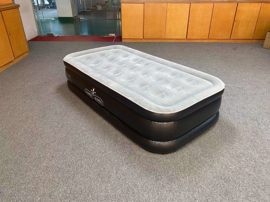 Couchette électrique pliable à air couchette imperméable en PVC floqué sur mesure