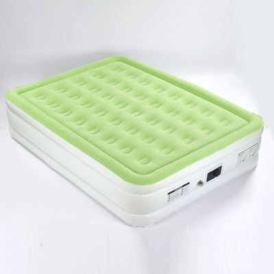 Matériau de couchage gonflable en PVC flotté Matériau de couchage gonflable en PVC matériau d'air portable avec pompe