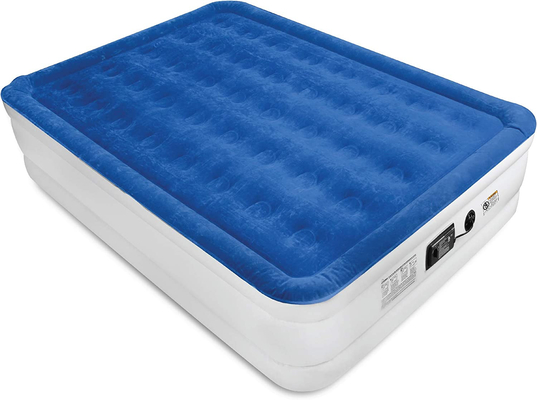 Matériau de couchage gonflable en PVC flotté Matériau de couchage gonflable en PVC matériau d'air portable avec pompe