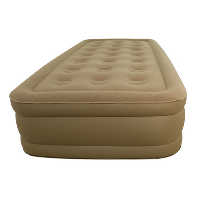 Matériau de couchage gonflable en PVC flotté Matériau de couchage gonflable en PVC matériau d'air portable avec pompe