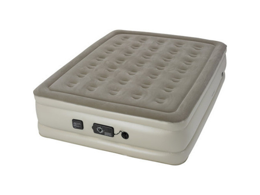 Matériau de couchage gonflable en PVC flotté Matériau de couchage gonflable en PVC matériau d'air portable avec pompe