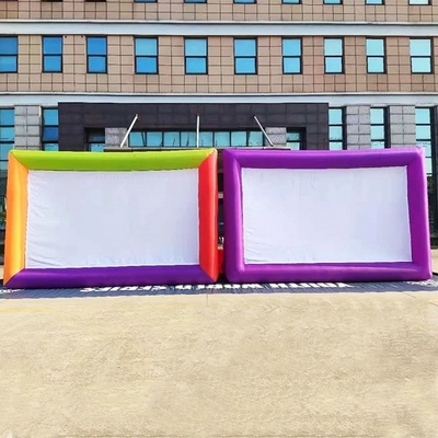 Écran de cinéma gonflable extérieur en gros Taille personnalisée Écran de cinéma extérieur Projection arrière