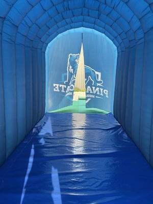 Tente de tunnel gonflable résistante aux UV
