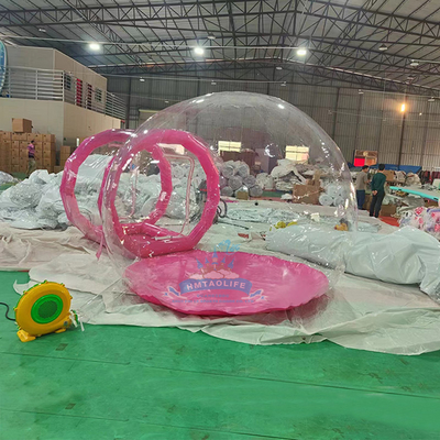Taille 4m Tente igloo en plastique Tente à bulles en PVC
