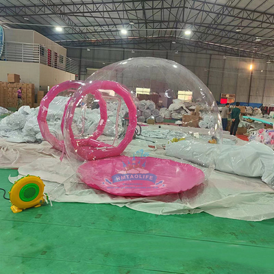 Taille 4m Tente igloo en plastique Tente à bulles en PVC