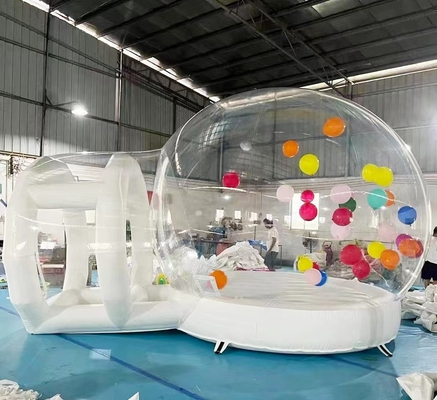 Taille 4m Tente igloo en plastique Tente à bulles en PVC